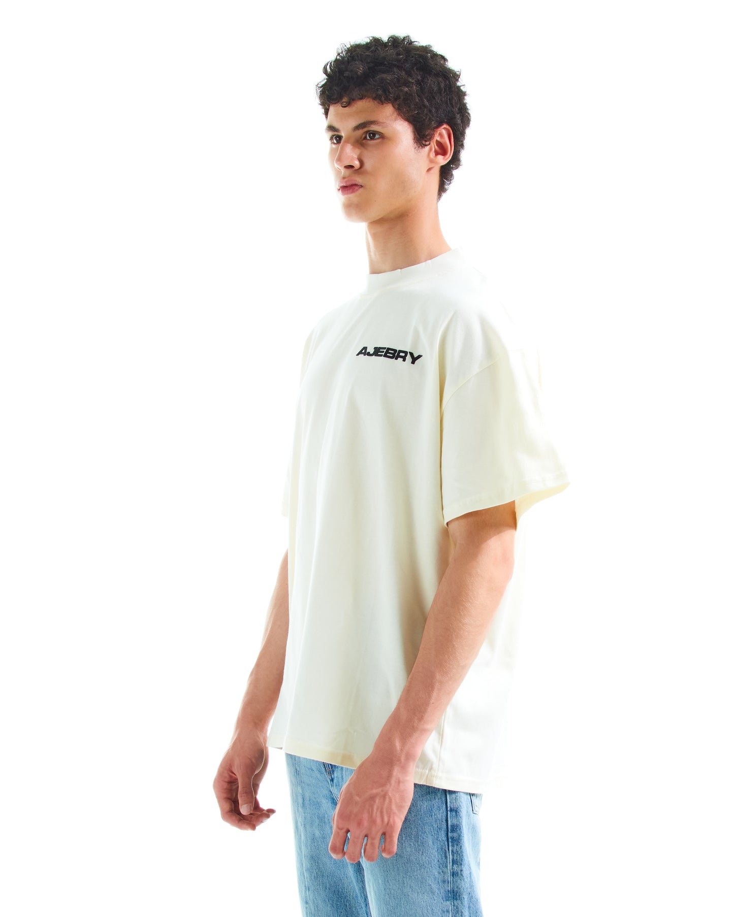 AJEBRY rubber logo tee - Off White