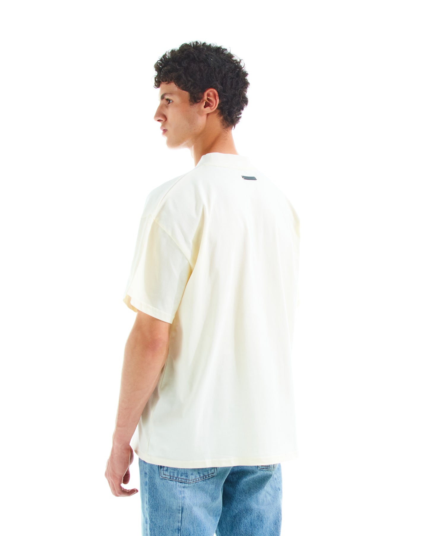 AJEBRY rubber logo tee - Off White