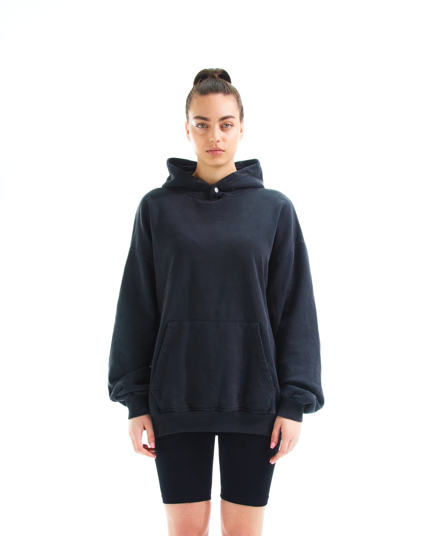 AJEBRY weathered hoodie - Vintage Black